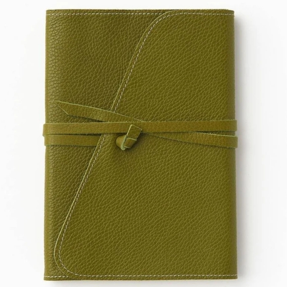 ❤️BUY 5 GET 3 FREE  Dark Green Genuine Leather Journal, Retail Price$44.99 USD